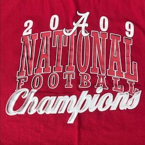 Alabama Football 2009 National Championship TShirt Size Large